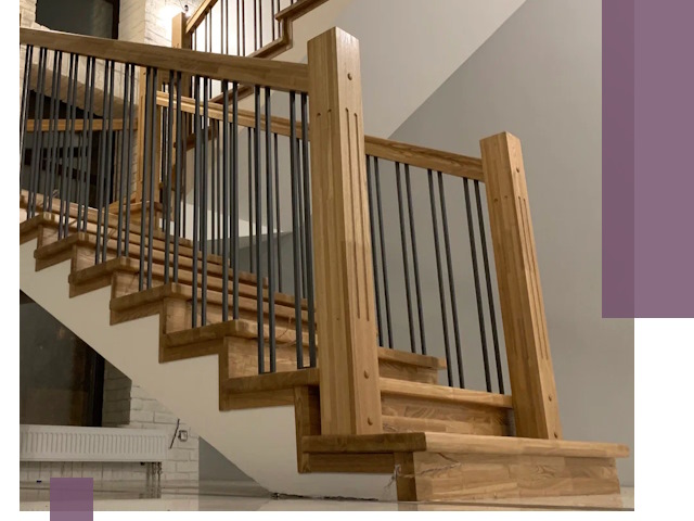 Реставрация деревянных и металлических лестниц в Люберцах