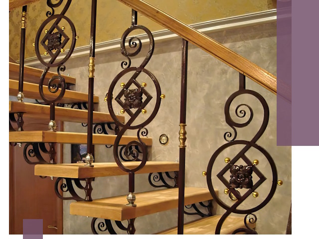 Изготовление кованых лестниц под ключ в Люберцах