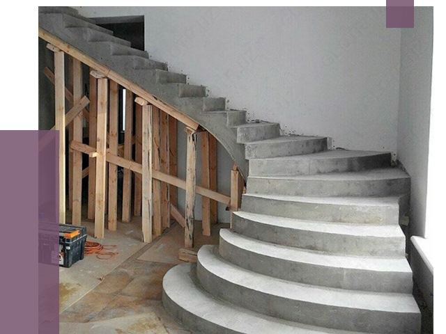 Изготовление бетонных лестниц под ключ в Люберцах от 20516 руб. | ПРОЛЁТ-Люб