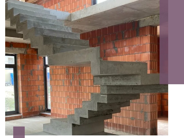 Изготовление бетонных лестниц под ключ в Люберцах