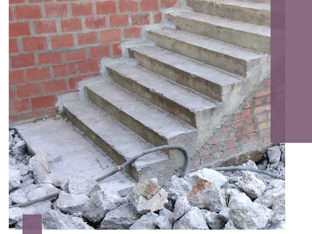 Демонтаж бетонных лестниц в Люберцах: быстро и безопасно