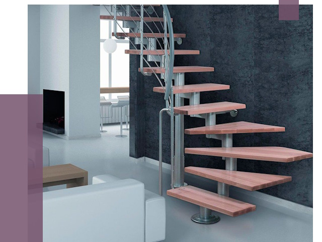 Модульные лестницы в Люберцах от 17360 руб. — купить в ПРОЛЁТ-Люб