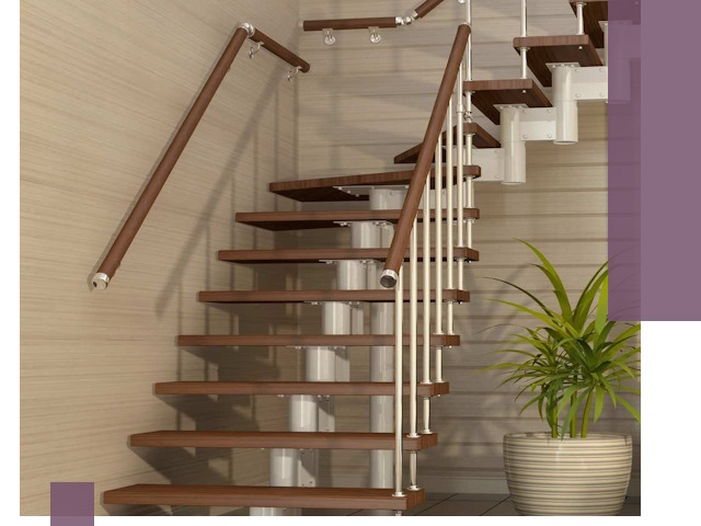 Изготовление модульных лестниц под ключ в Люберцах