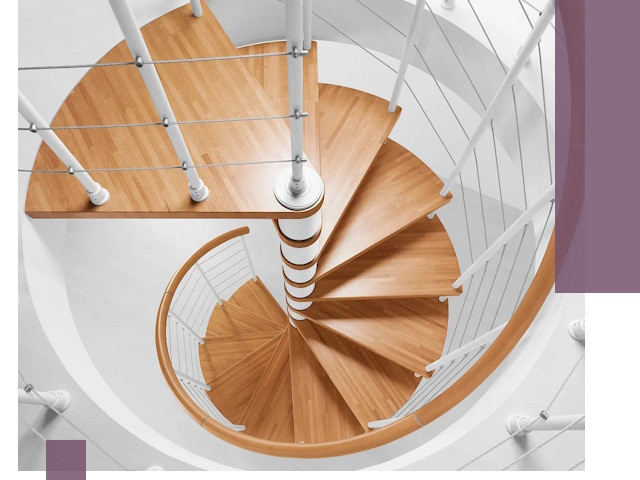 Изготовление винтовых лестниц под ключ в Люберцах