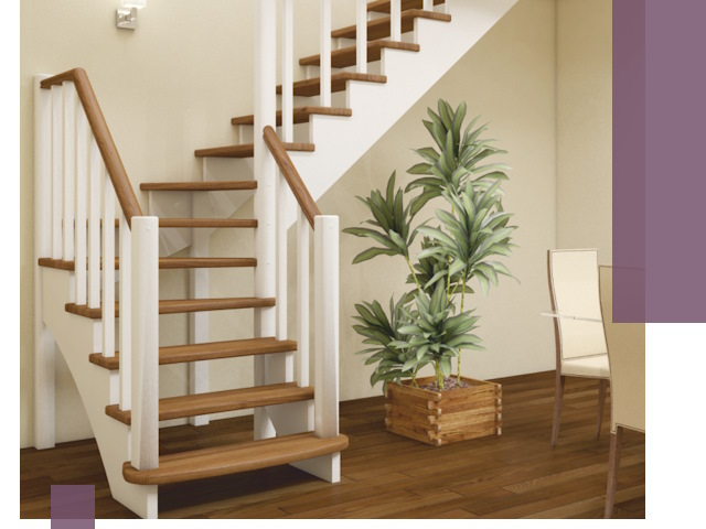 Г-образные лестницы под ключ в Люберцах — изготовление и монтаж