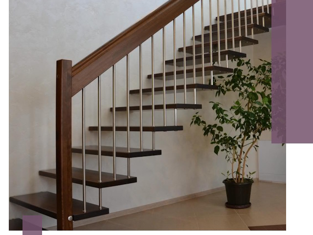 Лестницы на больцах под ключ в Люберцах – изготовление и монтаж