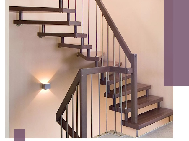 Изготовление лестниц на больцах в Люберцах под ключ