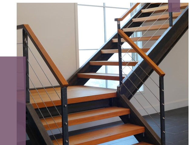 Изготовление лестниц на металлокаркасе в Люберцах от 19464 руб. | ПРОЛЁТ-Люб