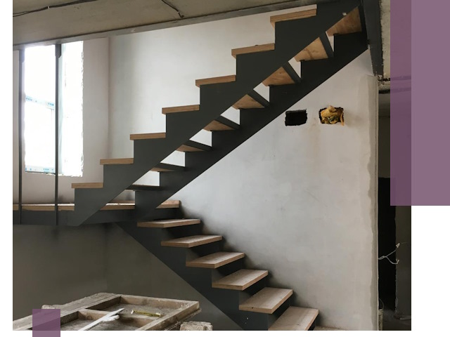 Изготовление лестниц на металлокаркасе в Люберцах от производителя