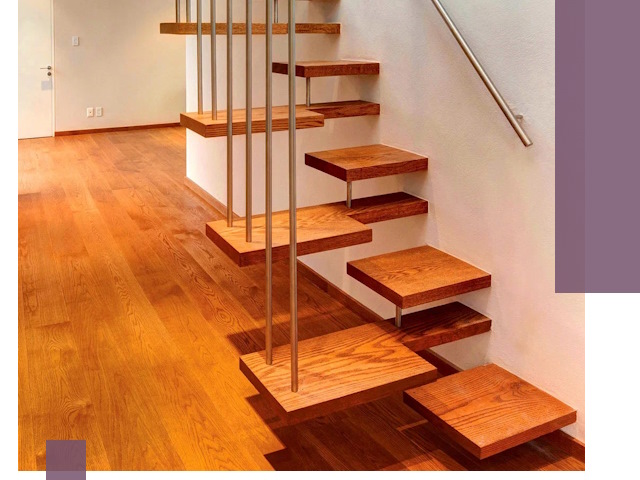 Лестницы «гусиный шаг» на заказ в Люберцах для узких пространств