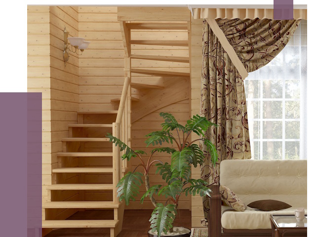 Лестницы для дачи в Люберцах от 78118 руб.  | ПРОЛЁТ-Люб