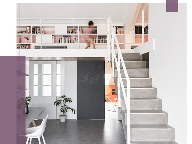 Лестницы для двухуровневой квартиры в Люберцах от 181487 руб. | ПРОЛЁТ-Люб