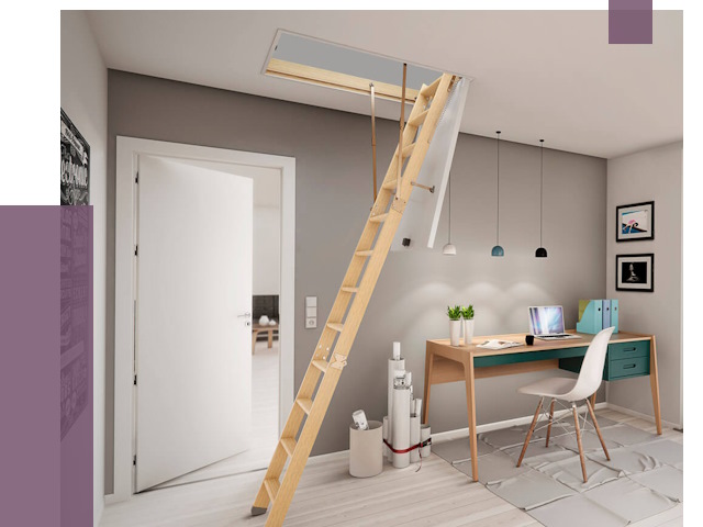 Чердачные лестницы в Люберцах — от 14992 руб. | ПРОЛЁТ-Люб