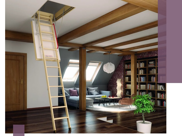 Чердачные лестницы под ключ в Люберцах: изготовление и монтаж