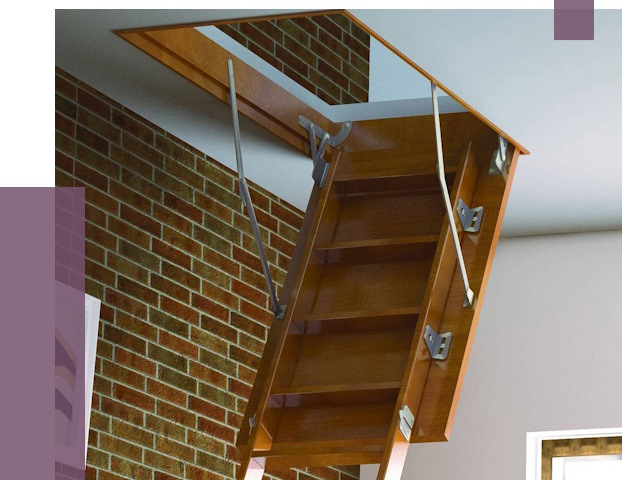 Установка чердачной лестницы в Люберцах от 8049 руб. | ПРОЛЁТ-Люб