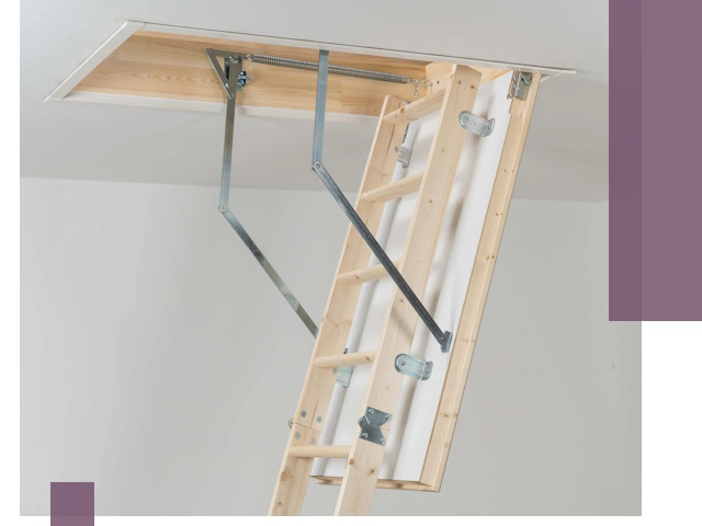 Установка чердачной лестницы под ключ в Люберцах