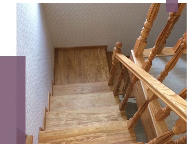 Сосновые лестницы в Люберцах под ключ от 8312 руб.  | ПРОЛЁТ-Люб