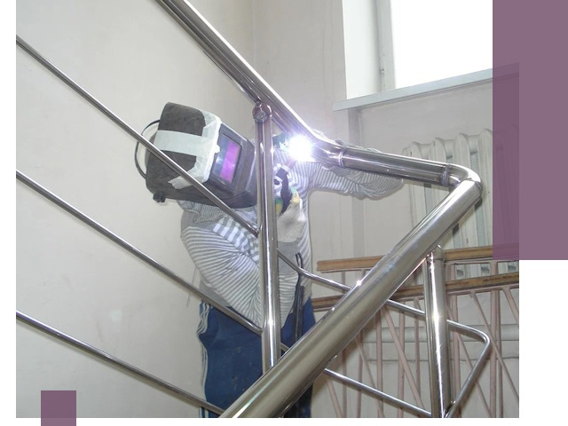 Монтаж перил и ограждений качественно в Люберцах