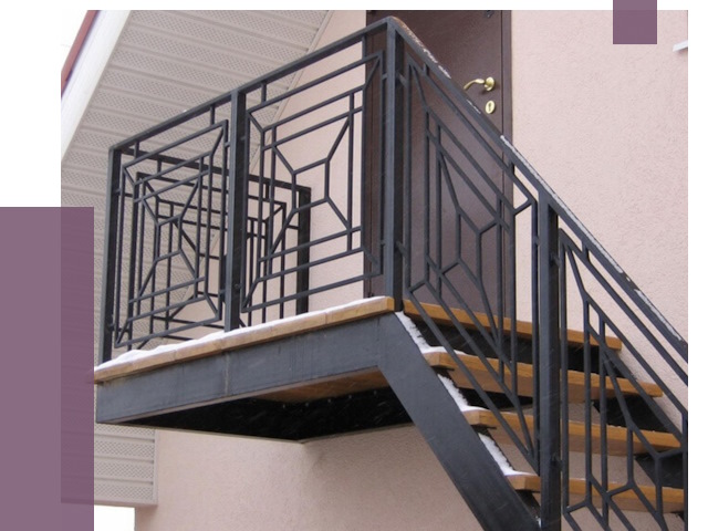Металлические перила в Люберцах от 4419 руб.  | ПРОЛЁТ-Люб