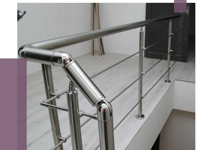 Перила из нержавеющей стали в Люберцах от 9258 руб. под ключ | ПРОЛЁТ-Люб