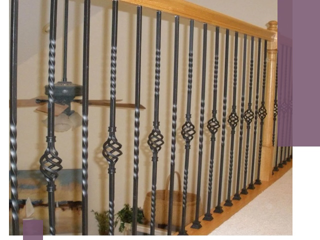 Изготовление и монтаж кованных перил в Люберцах под ключ