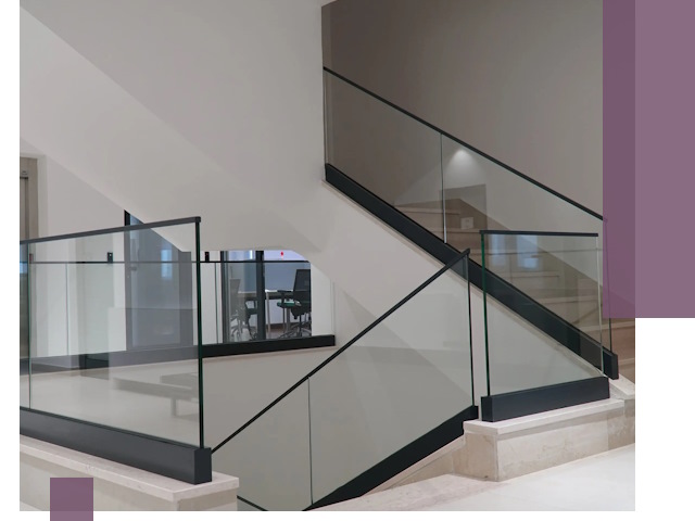 Стеклянные перила премиум-класса с установкой в Люберцах