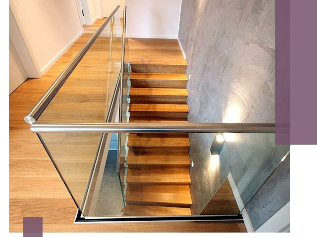 Перила для лестницы в доме — изготовление и монтаж в Люберцах