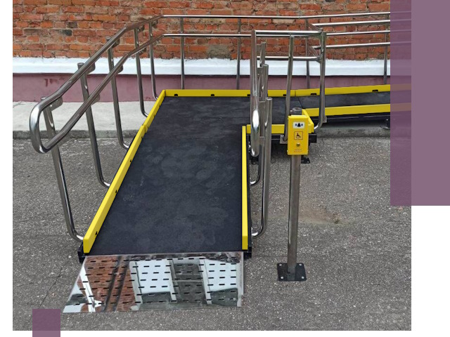 Изготовление наклонных пандусов для инвалидов в Люберцах