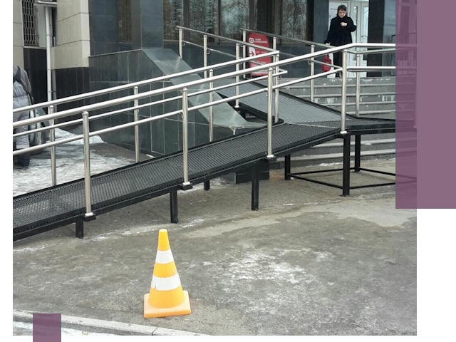 Стационарные пандусы под ключ в Люберцах — изготовление и монтаж