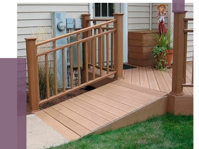 Пандус на крыльцо в Люберцах под ключ от 7996 руб.