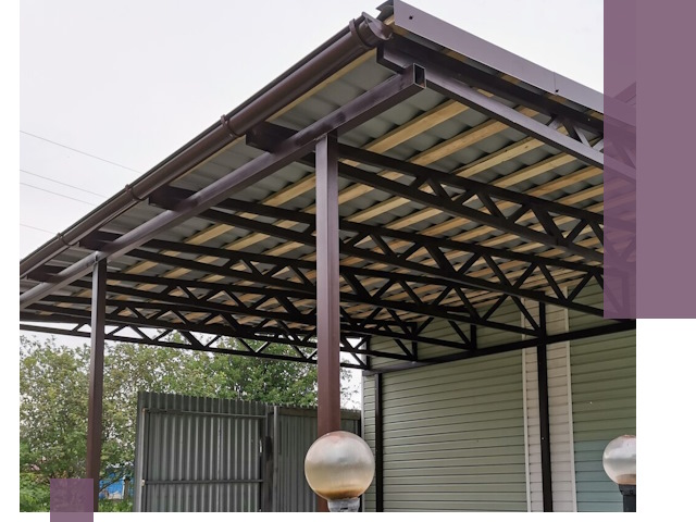 Навесы под ключ в Люберцах: изготовление, монтаж и гарантия