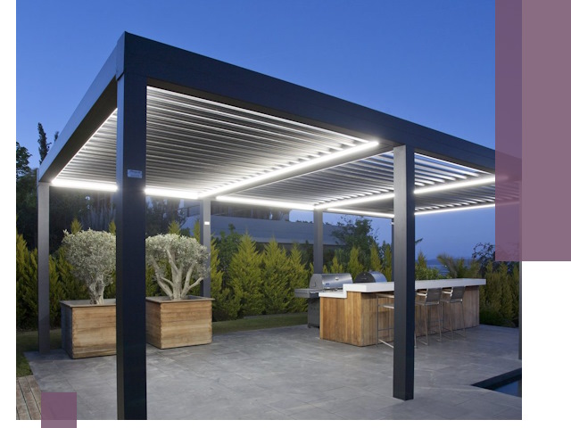 Навесы отдельно стоящие под ключ в Люберцах из металла и поликарбоната