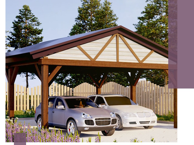 Навесы для автомобиля в Люберцах — изготовление и монтаж