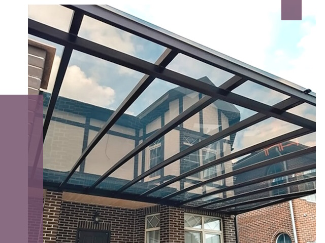 Навесы из поликарбоната в Люберцах от 8859 руб. под ключ — ПРОЛЁТ-Люб