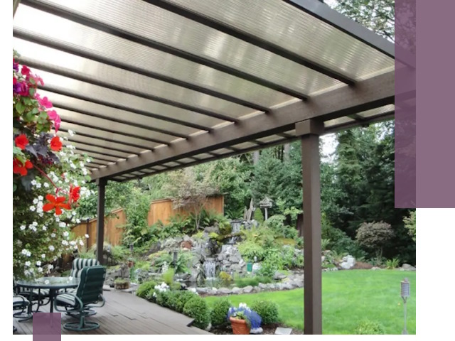 Навесы из поликарбоната под ключ в Люберцах быстро и надёжно