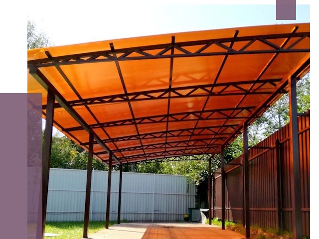 Односкатные навесы под ключ в Люберцах от 13519 руб. 