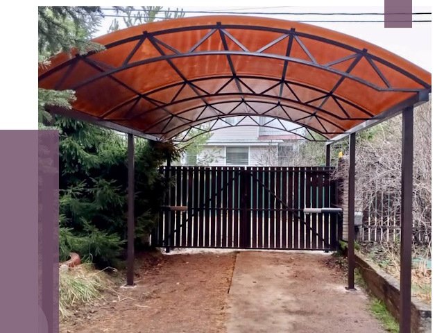 Арочные навесы в Люберцах от 13099 руб. — изготовление и монтаж | ПРОЛЁТ-Люб