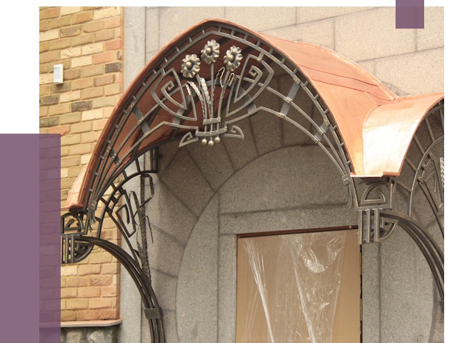 Арочные козырьки в Люберцах от 14992 руб. 