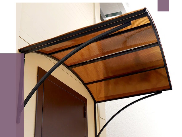 Недорогие козырьки в Люберцах от 7807 руб.  | ПРОЛЁТ-Люб