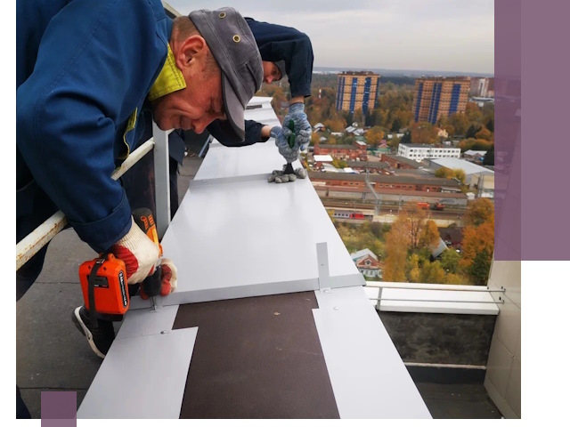 Монтаж парапетов в Люберцах — установка прочных металлических ограждений