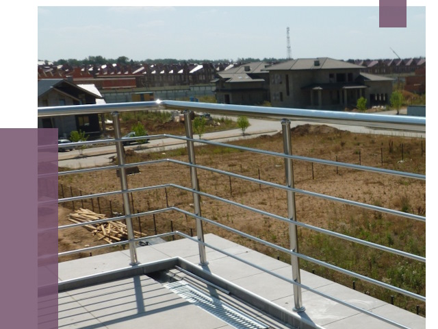 Парапеты из нержавеющей стали в Люберцах от 8206 руб. за м² | ПРОЛЁТ-Люб