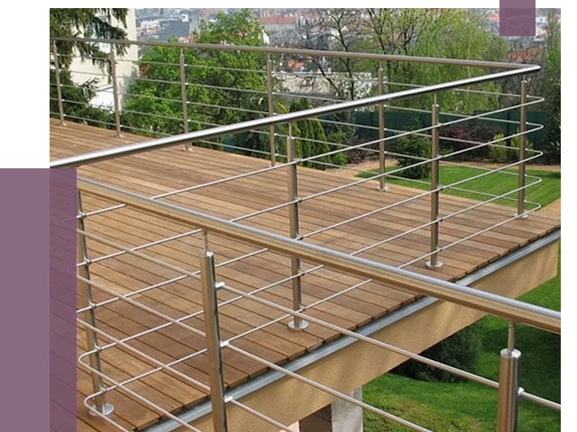 Алюминиевые парапеты в Люберцах под ключ от 7996 руб. 