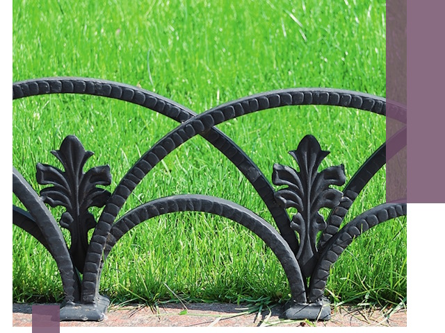 Декоративные металлические бордюры под ключ в Люберцах