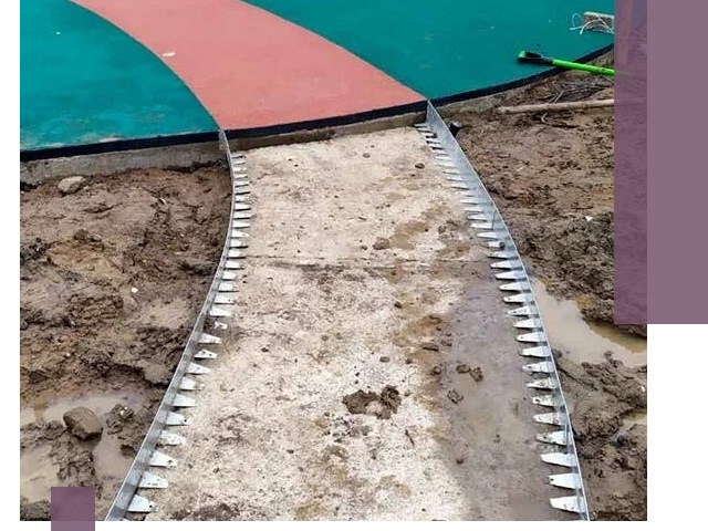 Металлические бордюры для дорожек в Люберцах — монтаж и изготовление