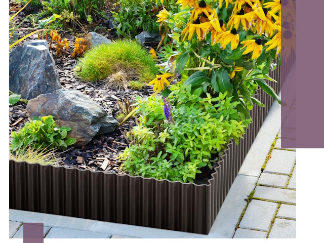 Металлические бордюры для клумб в Люберцах — производство и монтаж