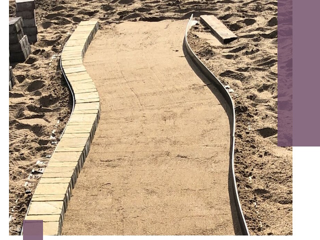 Металлические бордюры для тротуаров в Люберцах — прочные и долговечные