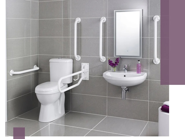 Поручни для санузлов в Люберцах: установка, ремонт и монтаж